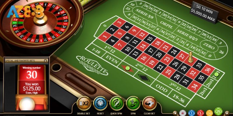 Bí Kíp Thắng Đậm Game Cá Cược Đổi Thưởng Roulette Tại Az888! 2 Hướng dẫn chơi roulette cơ bản, dễ hiểu